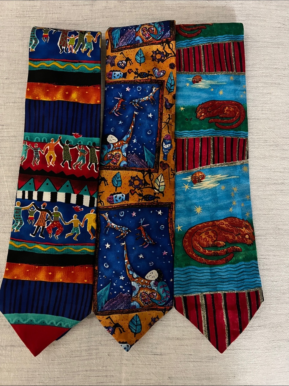 Common Spirit (Hallmark) | Set of 3 Neckties | 100% Silk | World Culture